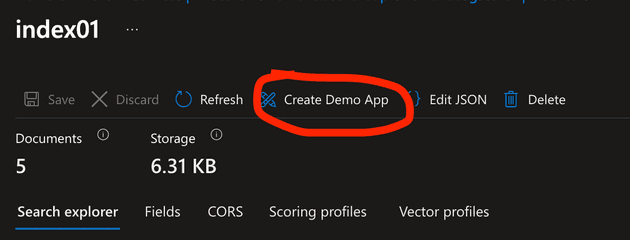 Create Demo App